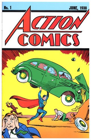 Первый выпуск серии Action Comics 1938 года 