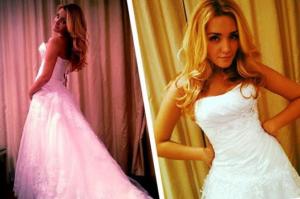 Экс-жена Пономарева примерила свадебное платье
