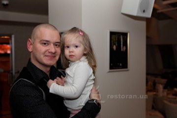 Евгений Кошевой с дочкой