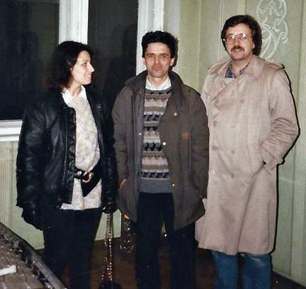 Анна Герман с мужем Сергеем Герман и Богданом Нагайло