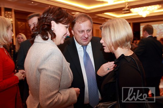 Марина Ставнийчук, Василий Грицак и Ирина Геращенко