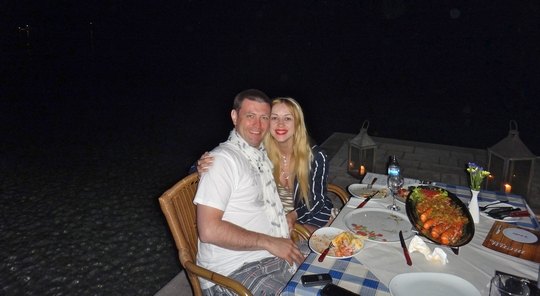 Наталья Валевская и Владимир Пригладь познакомились в ресторане десять лет назад