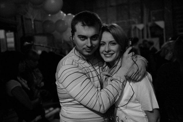 Елена Кравец с мужем Сергеем