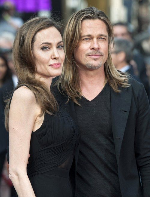 Анджелина Джоли и Брэд Питт на премьере в Лондоне